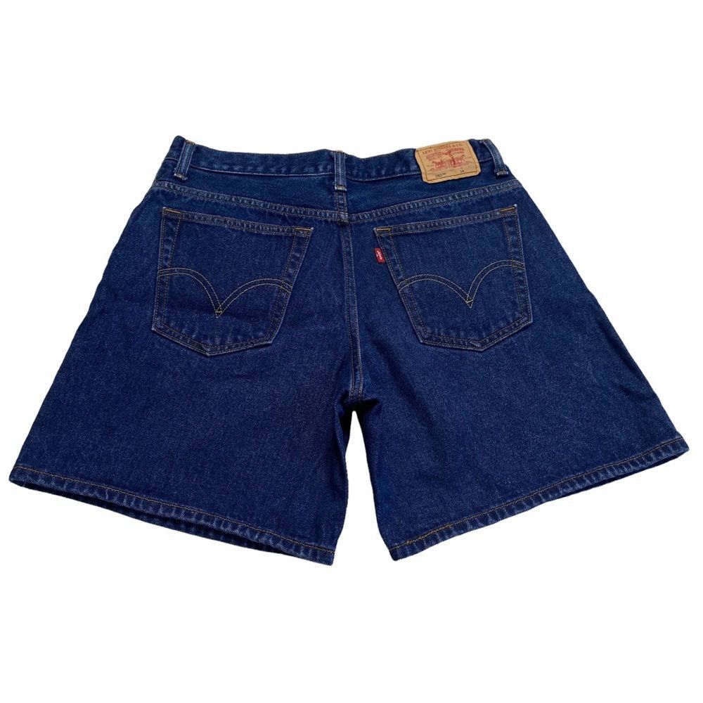 Vintage Levi’s Dark Wash 550 High Rise Mom Shorts Sz 14